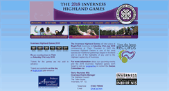 Desktop Screenshot of invernesshighlandgames.com